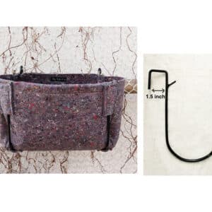 10 inch Vertical Hanger | 1.5 inch Iron Hooks