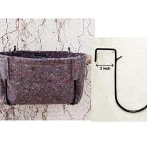 10 inch Vertical Hanger | 3 inch Iron Hooks