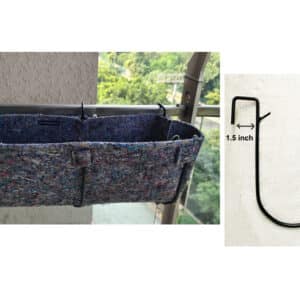 20 inch Vertical Hanger | 1.5 inch Iron Hooks