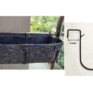 20 inch Vertical Hanger | 3 inch Iron Hooks