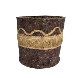 Geotextile Pot with Jute Lace | Sizes from 6 " to 12"|TWCJ02