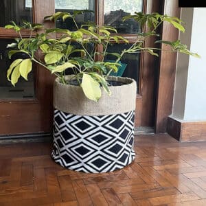 Black Pattern Geotextile Plant Cover | Size 6inch to 12inch